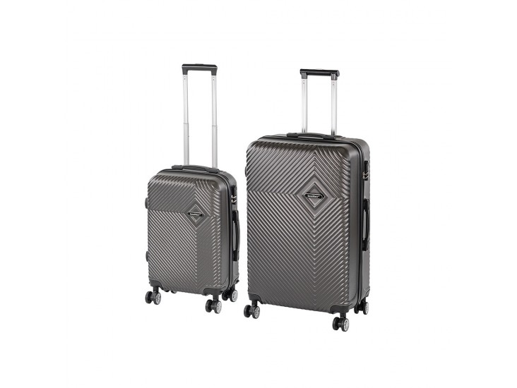 TraveLux Pro X gurulós bőrönd szett szürke