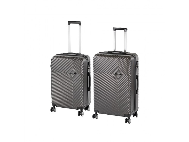 TraveLux Pro XI gurulós bőrönd szett szürke