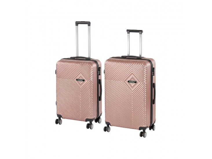 TraveLux Pro XI gurulós bőrönd szett rosegold