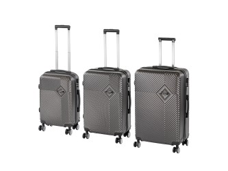 TraveLux Pro XXI gurulós bőrönd szett szürke