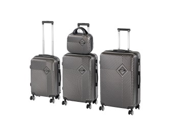 TraveLux Pro XXIV gurulós bőrönd szett szürke