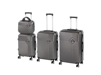 TraveLux Pro XXV gurulós bőrönd szett szürke