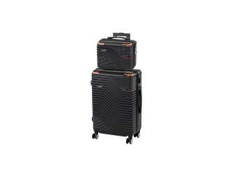 TraveLux Urban VII gurulós bőrönd szett fekete