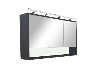 Luna 120 felső tükrös szekrény, antracit