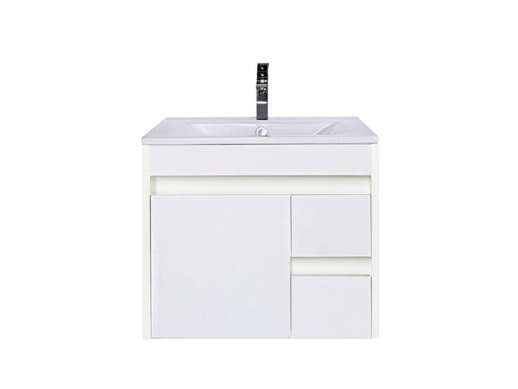 Luna 60 alsó fürdőszoba bútor mosdóval fehér