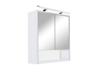 Luna 60 felső tükrös szekrény fehér