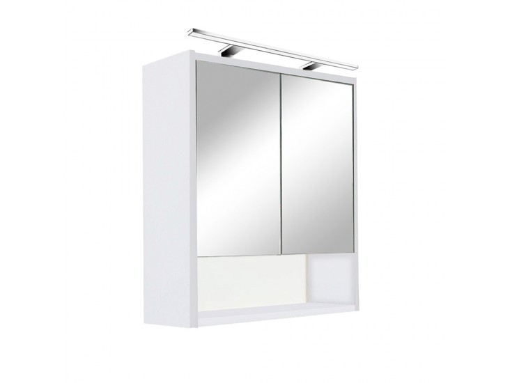 Luna 60 felső tükrös szekrény fehér