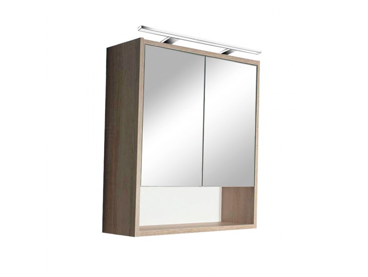 Luna 60 felső tükrös szekrény, Sonoma tölgy