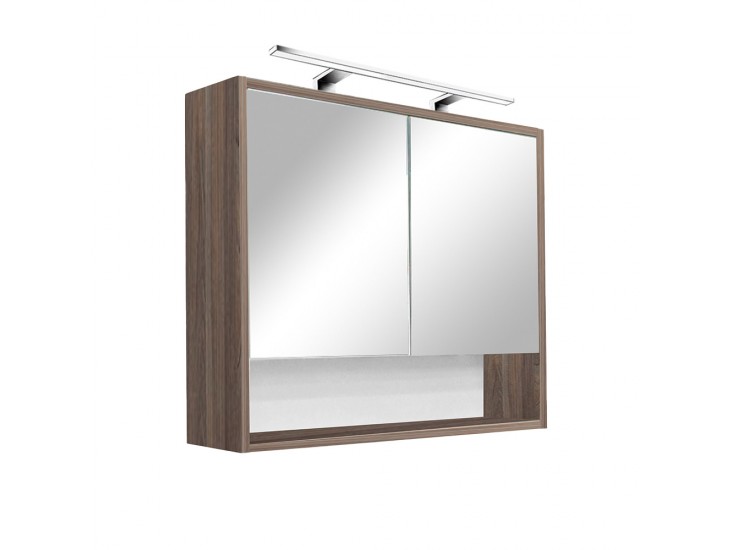 Luna 80 felső tükrös szekrény, Rauna szil