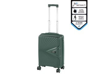 TraveLux Endure kabinbőrönd keményfedeles 55x40x20 cm sötétzöld