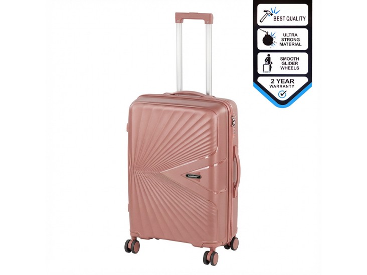TraveLux Endure közepes bőrönd keményfedeles 68x45x25 cm rosegold