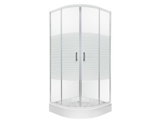 Madera 90 íves zuhanykabin tálcával 90x90x206 cm