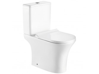 Makalu monoblokkos kompakt WC hátsó kifolyással ülőkével