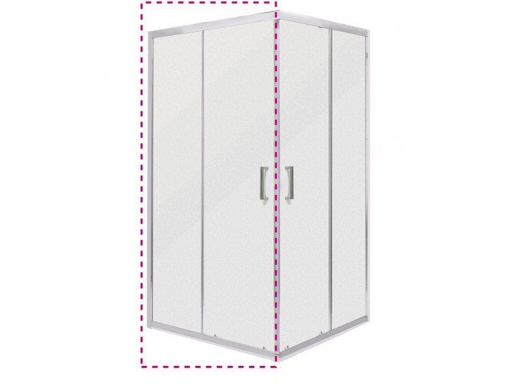 MALIBU SQ 90 ELEMENT zuhanyajtó