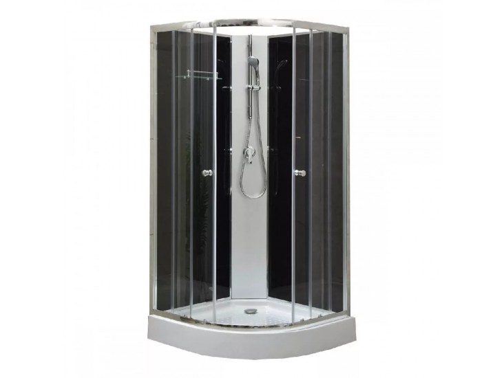 Marco Black II zuhanykabin 90x90x195 cm