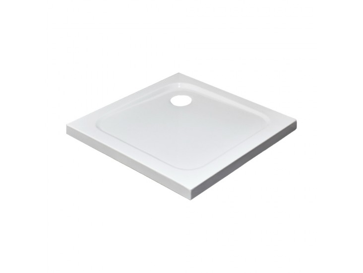 Modena Slim szögletes alacsony akril zuhanytálca, 90x90x5,5 cm-es méretben