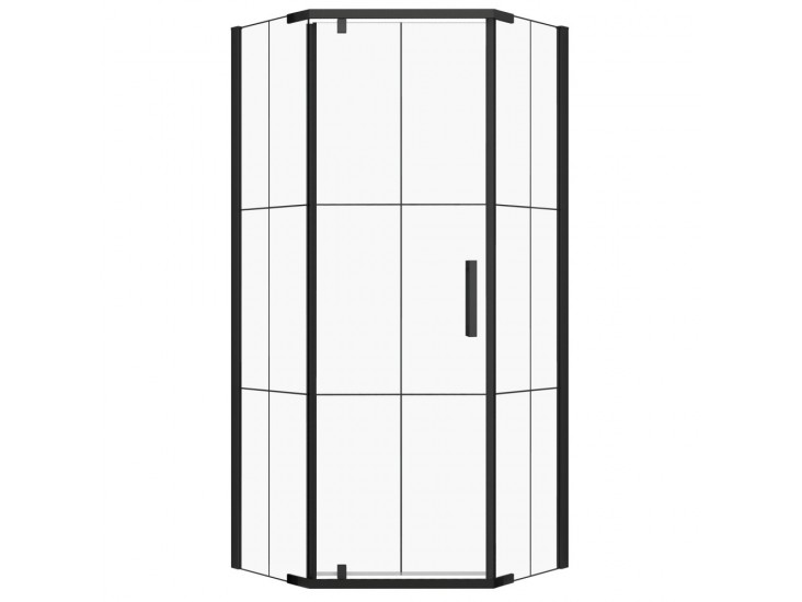 Metro szögletes nyílóajtós zuhanykabin 90 cm
