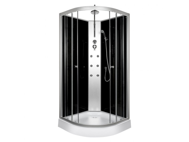 Mia 80 hidromasszázs zuhanykabin 80x80 cm