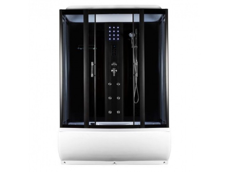 MOCCA150 hidromasszázs zuhanykabin, 150x90x225 cm-es méretben