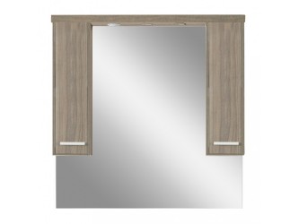 Nerva 105 cm-es tükrös felsőszekrény, Rauna szil