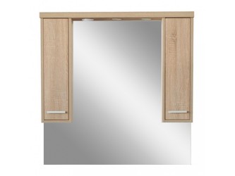 Nerva 105 cm-es tükrös felsőszekrény, Sonoma tölgy