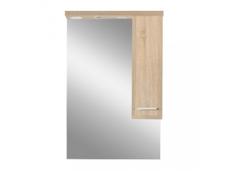 Nerva 65 cm-es tükrös felsőszekrény, Sonoma tölgy
