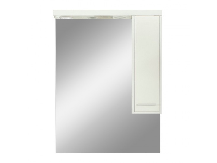 Nerva 75 cm-es tükrös felsőszekrény fehér