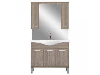 Nerva 105 komplett fürdőszobabútor, Rauna szil