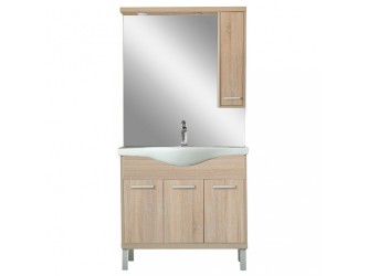 Nerva 85 komplett fürdőszobabútor, Sonoma tölgy