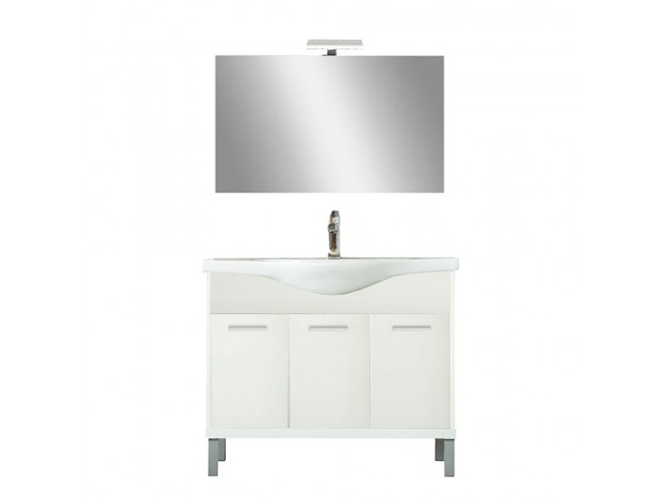 Nerva Prime 105 komplett fürdőszobabútor fehér