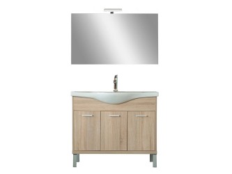 Nerva Prime 105 komplett fürdőszobabútor, Sonoma tölgy