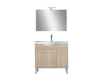 Nerva Prime 85 komplett fürdőszobabútor, Sonoma tölgy