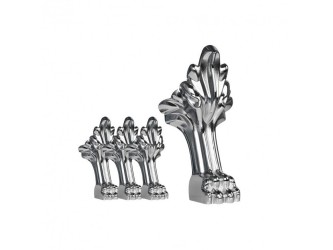 NOGIEMPCH Egyedülálló fürdőkádainkhoz lábak, króm színben