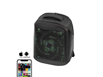 Pixa ledes okos hátizsák fekete