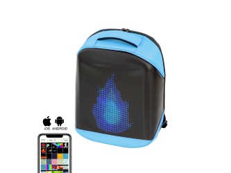 Pixa ledes okos hátizsák kék