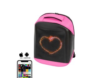 Pixa ledes okos hátizsák rózsaszín