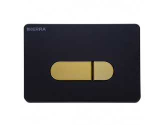 Pacific fekete-arany WC nyomólap K-50 Slim szetthez