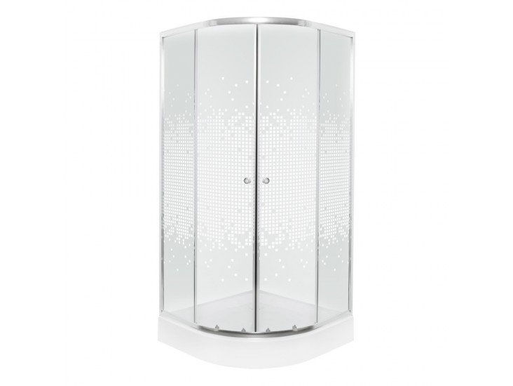 Pixel White 80 íves zuhanykabin zuhanytálcával