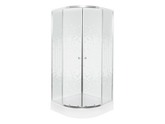 Pixel White 90 íves zuhanykabin zuhanytálcával