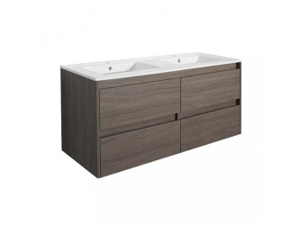 Porto 120 alsó fürdőszoba bútor mosdóval rauna szil színben