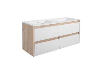 Porto 120 alsó szekrény mosdóval sonoma tölgy-fehér