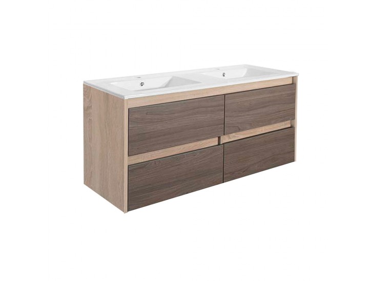 Porto 120 alsó szekrény mosdóval sonoma tölgy-rauna szil
