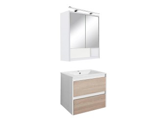 Porto 60 komplett fehér-sonoma tölgy