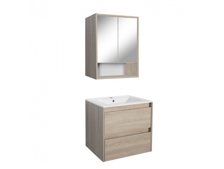 Porto 60 komplett fürdőszoba bútor sonoma tölgy színben