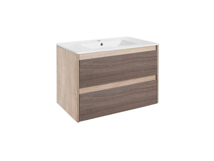 Porto 80 alsó szekrény mosdóval sonoma tölgy-rauna szil