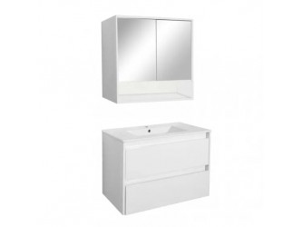Porto 80 komplett fürdőszoba bútor fehér színben