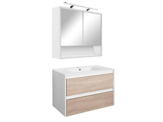 Porto 80 komplett fehér-sonoma tölgy