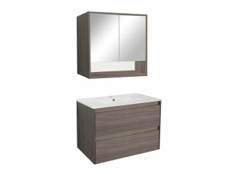 Porto 80 komplett fürdőszoba bútor rauna szil színben