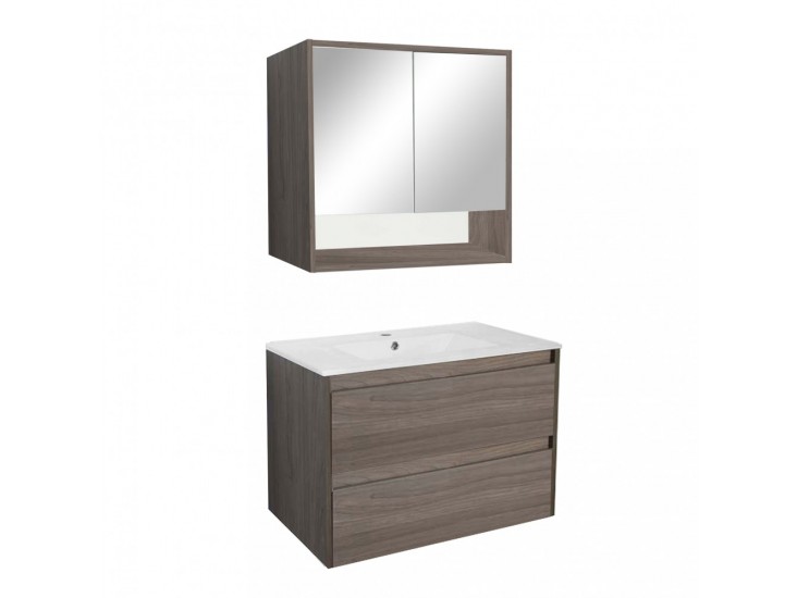 Porto 80 komplett fürdőszoba bútor rauna szil színben