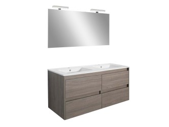 Porto Prime 120 komplett fürdőszoba bútor rauna szil színben